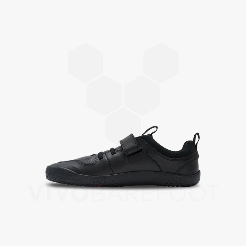 Vivobarefoot Primus Ludo School Schuhe Kinder Schwarz | CH063BA