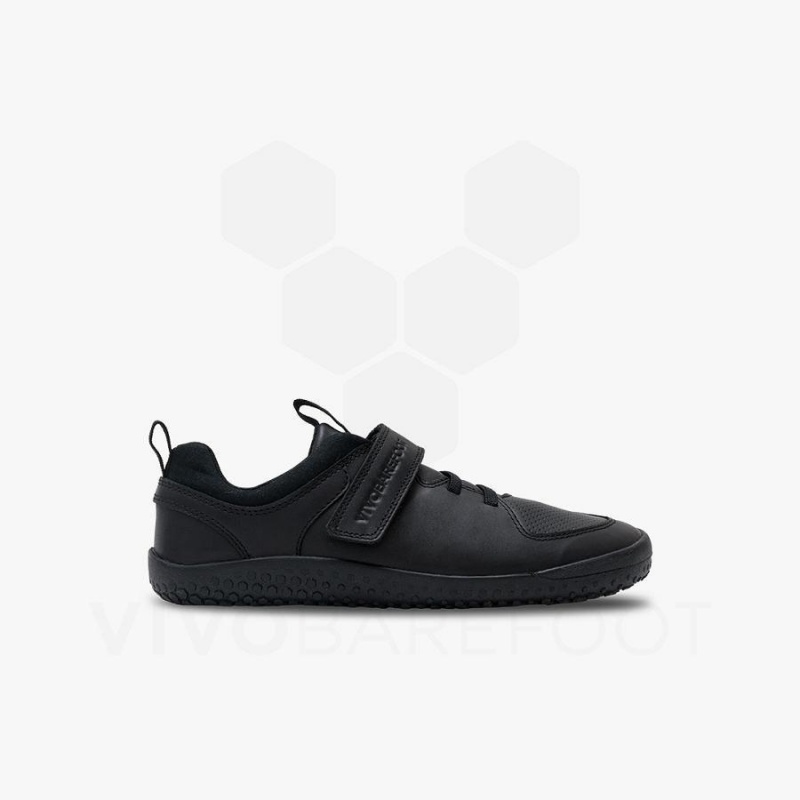 Vivobarefoot Primus Ludo School Schuhe Kinder Schwarz | CH063BA