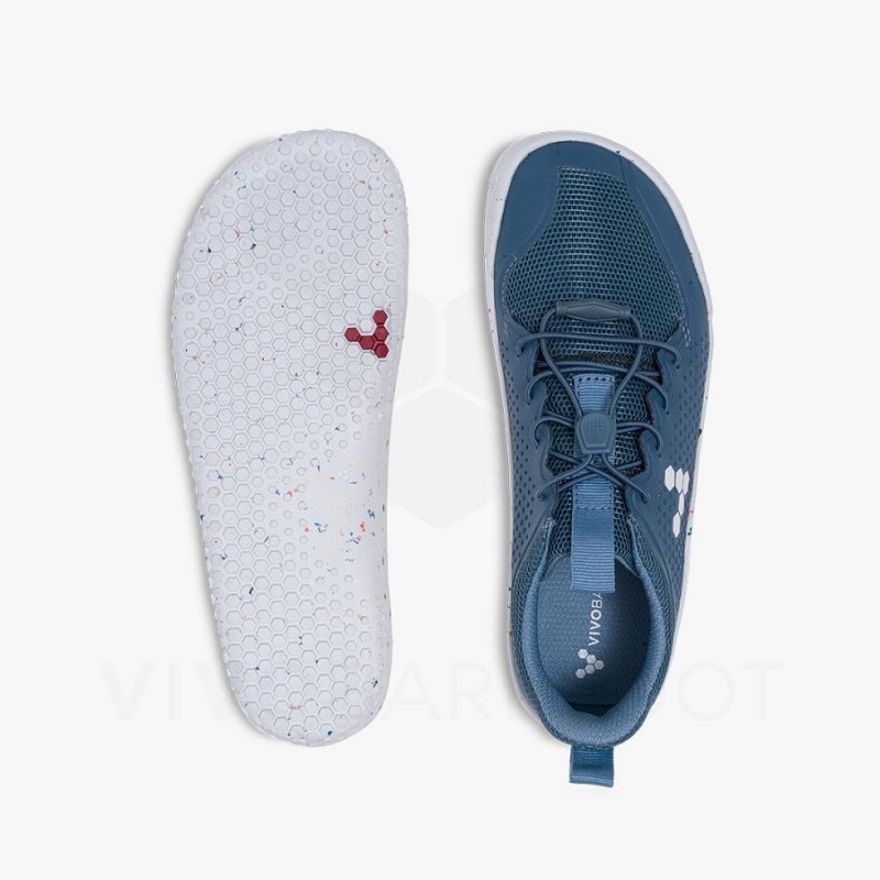 Vivobarefoot Primus Sport III Juniors Schuhe Kinder Indigo | CH066YF