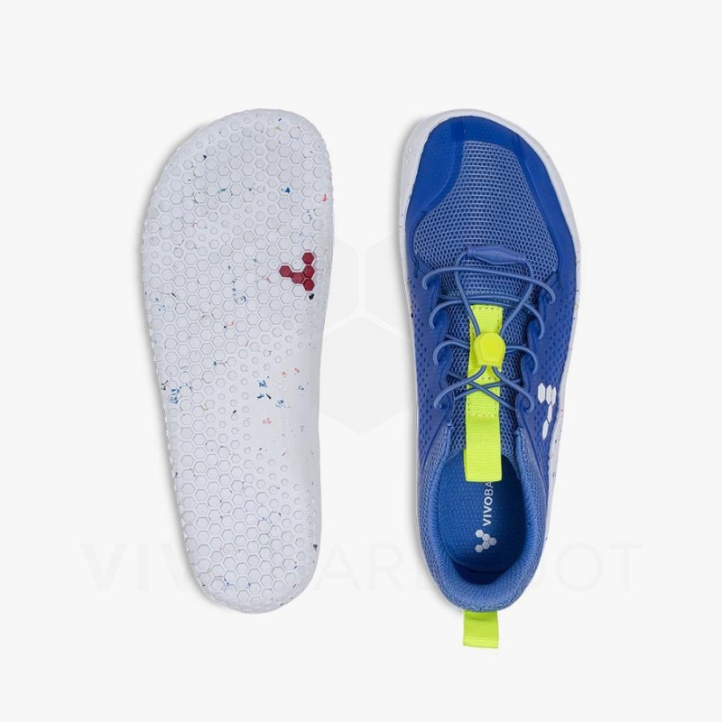 Vivobarefoot Primus Sport III Juniors Schuhe Kinder Blau | CH065ZD