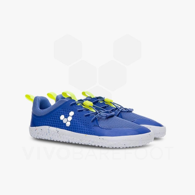 Vivobarefoot Primus Sport III Juniors Schuhe Kinder Blau | CH065ZD