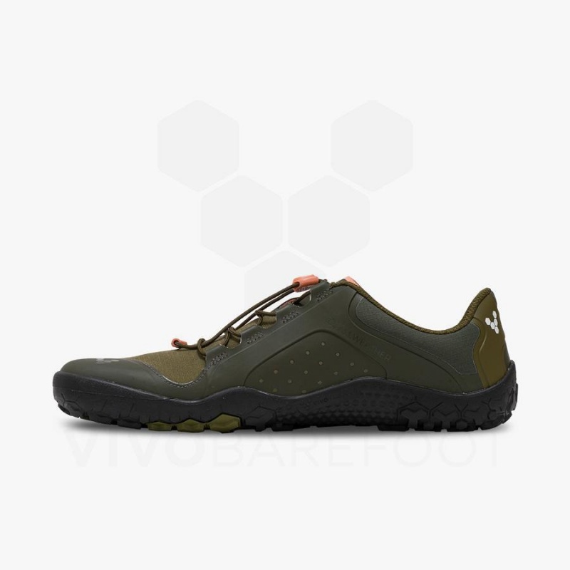 Vivobarefoot Primus Trail III All Weather FG Trainingsschuhe Herren Dunkelolivgrün | CH323BA