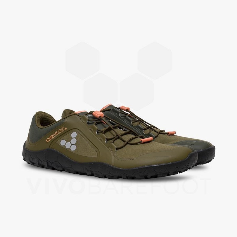 Vivobarefoot Primus Trail III All Weather FG Trainingsschuhe Herren Dunkelolivgrün | CH323BA