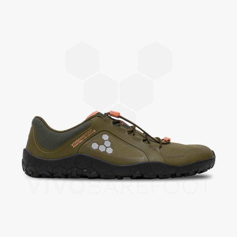 Vivobarefoot Primus Trail III All Weather FG Trainingsschuhe Herren Dunkelolivgrün | CH323BA