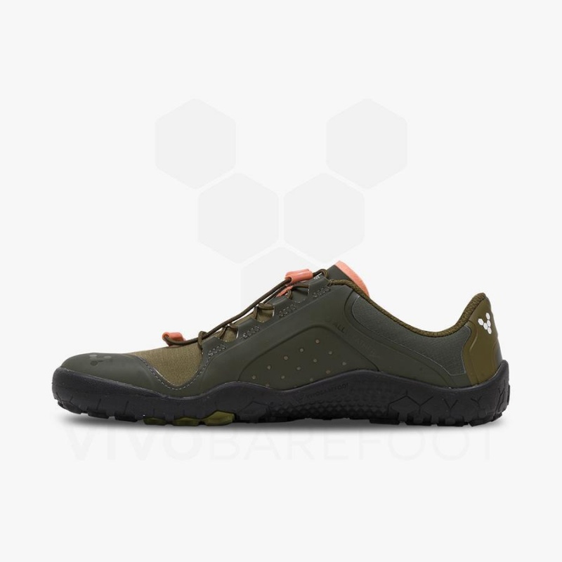 Vivobarefoot Primus Trail III All Weather FG Wanderschuhe Damen Dunkelolivgrün | CH263JE