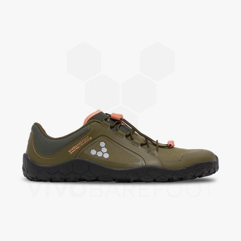 Vivobarefoot Primus Trail III All Weather FG Wanderschuhe Damen Dunkelolivgrün | CH263JE