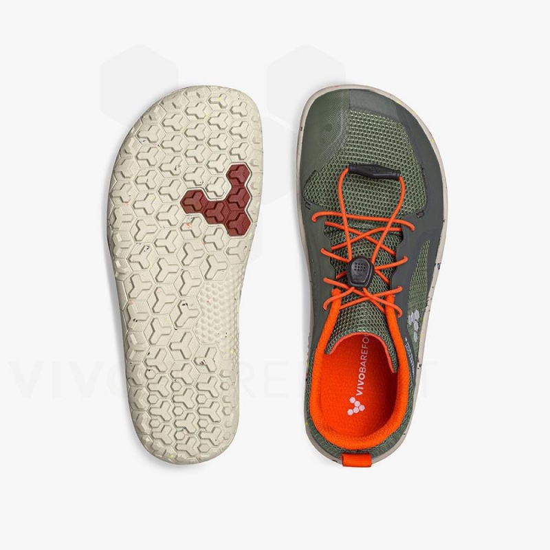 Vivobarefoot Primus Trail II FG Schuhe Kinder Grün | CH024OB