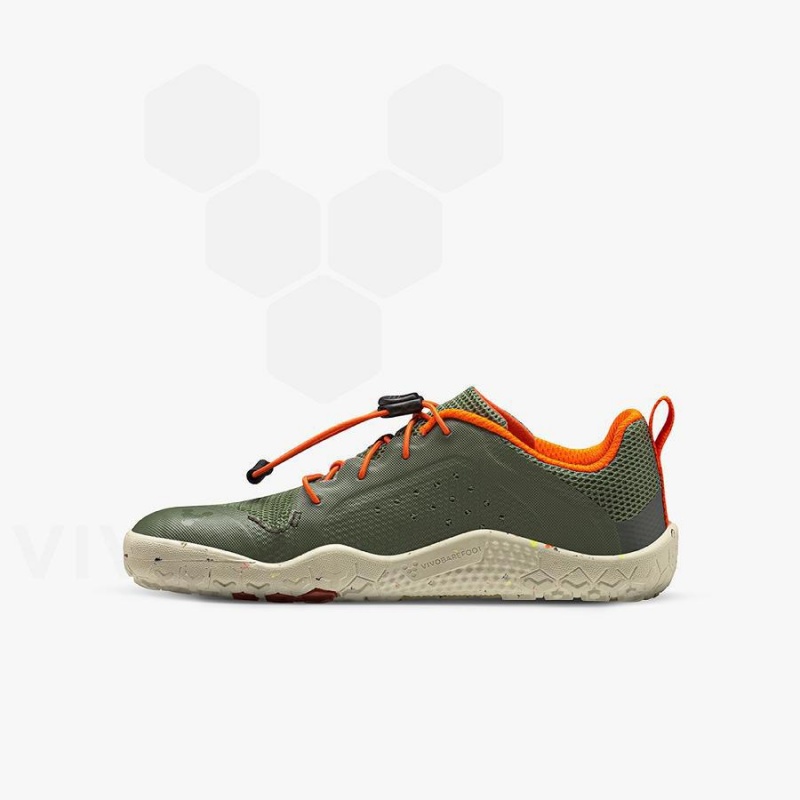 Vivobarefoot Primus Trail II FG Schuhe Kinder Grün | CH024OB