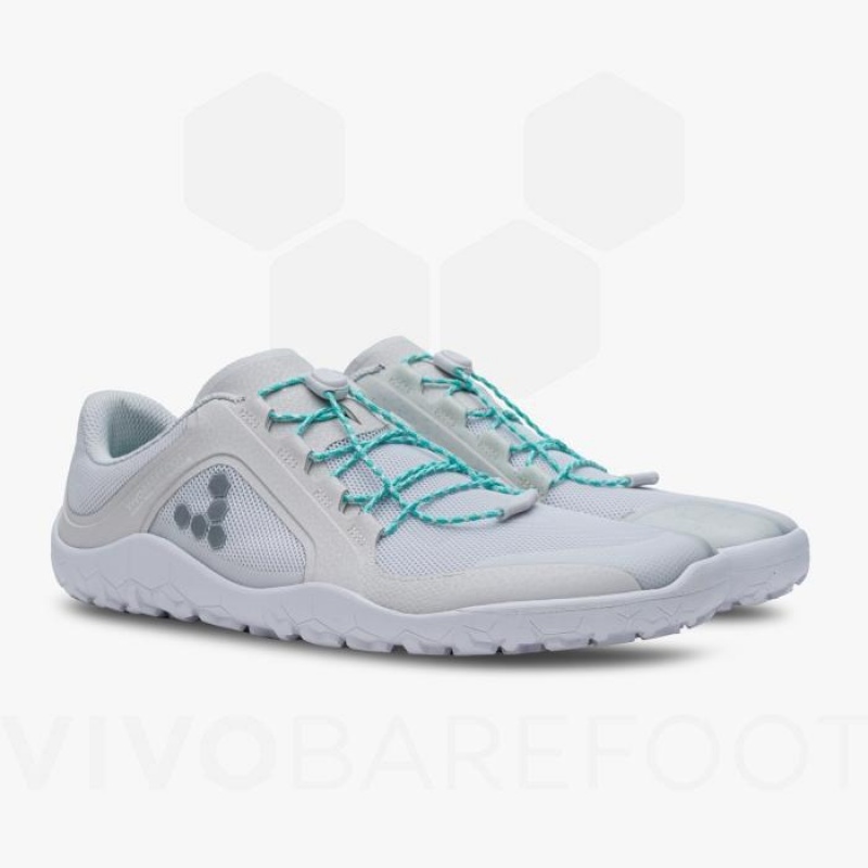 Vivobarefoot Primus Trail II FG Trailrunning Schuhe Damen Silber | CH196YF