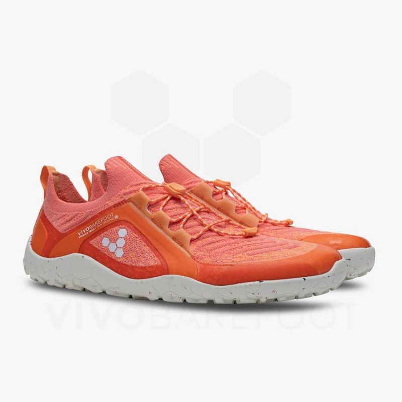 Vivobarefoot Primus Trail Knit FG Trainingsschuhe Damen Rot | CH161HT