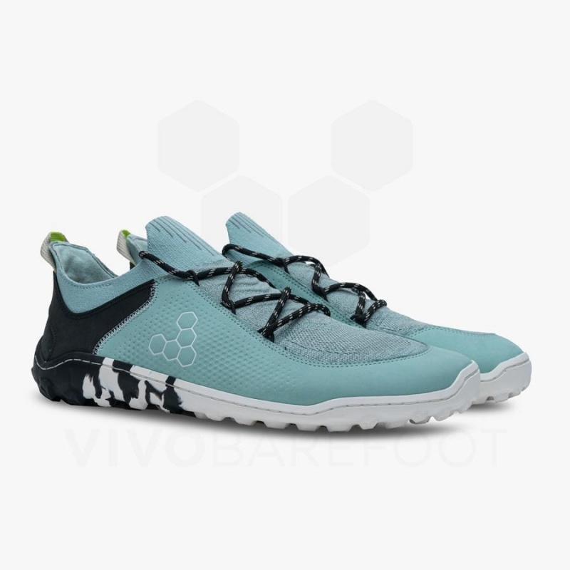 Vivobarefoot Tracker Decon Low FG2 Mens Wanderschuhe Damen Blau | CH233NN