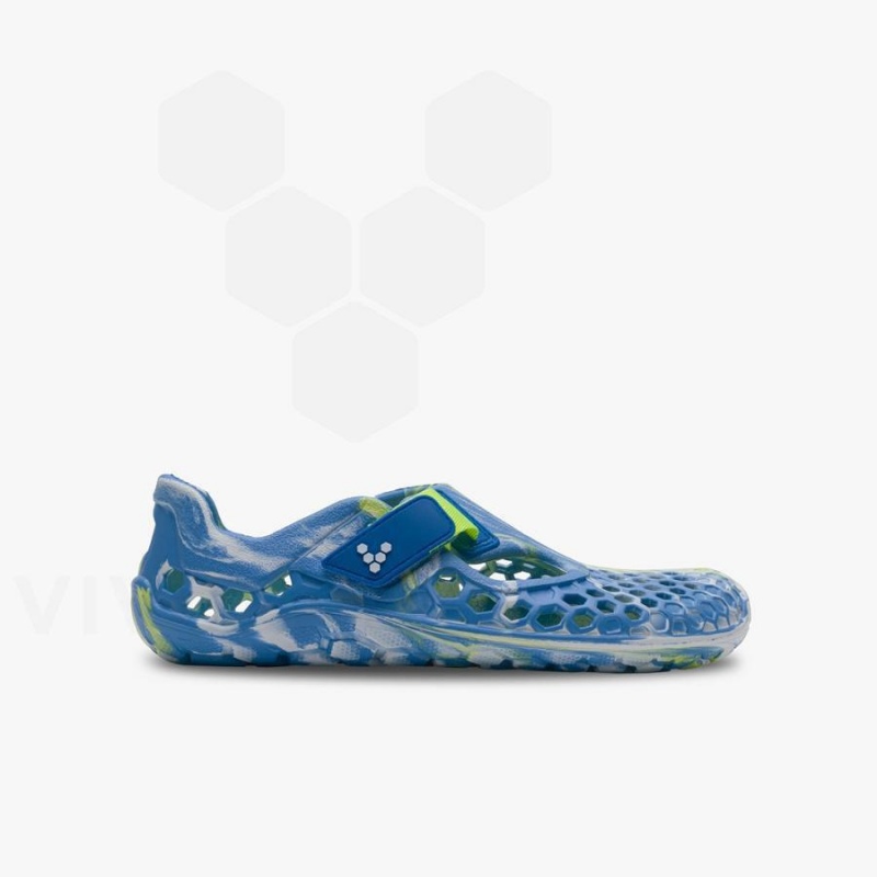 Vivobarefoot Ultra Bloom Juniors Schuhe Kinder Blau Helltürkis | CH045TL