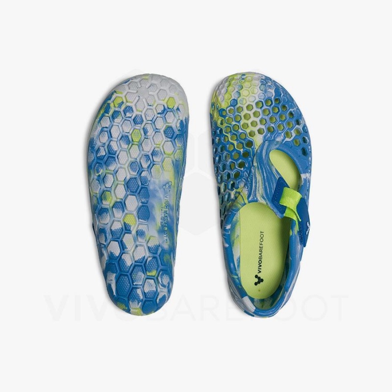 Vivobarefoot Ultra Bloom Sandalen Kinder Blau Helltürkis | CH004IR