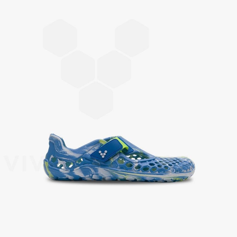 Vivobarefoot Ultra Bloom Schuhe Kinder Blau Helltürkis | CH047RX